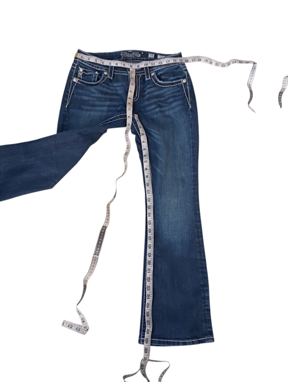 Miss Me Embellished Flare Jeans sz 28 - Picture 10 of 10